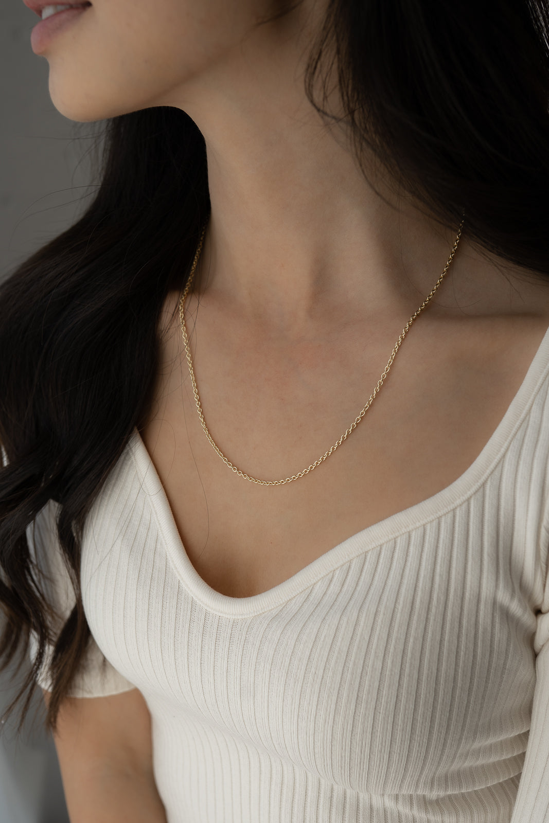 Mae Necklace | 10k Gold | 20"