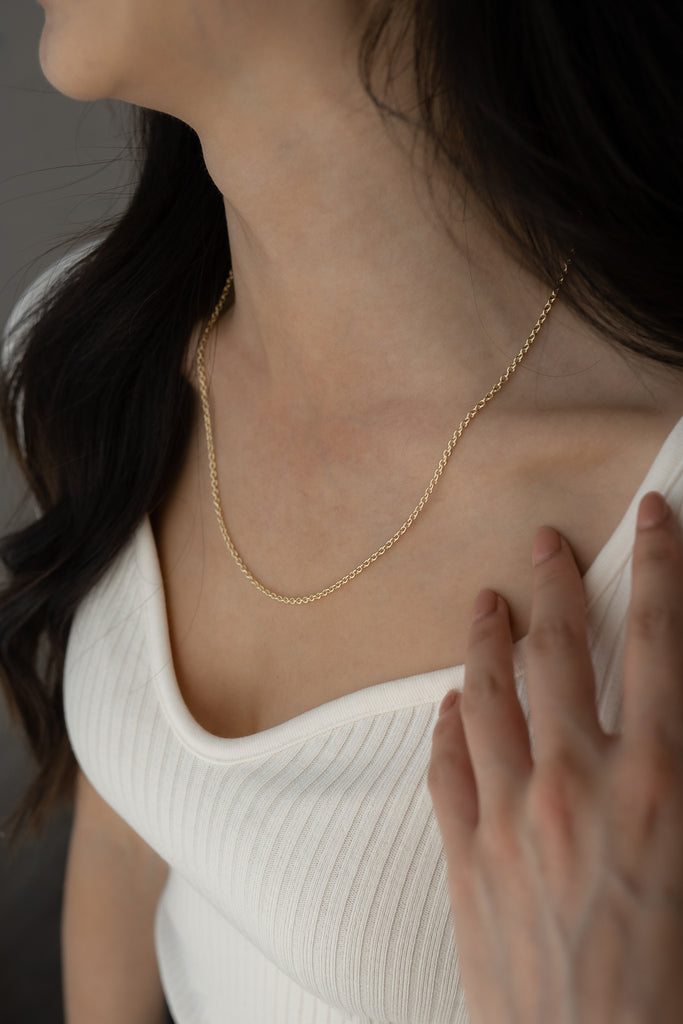 Mae Necklace | 10k Gold | 20"