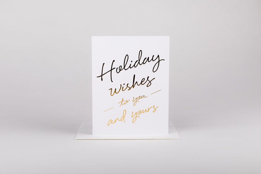 Holiday Card - Holiday Wishes to You and Yours