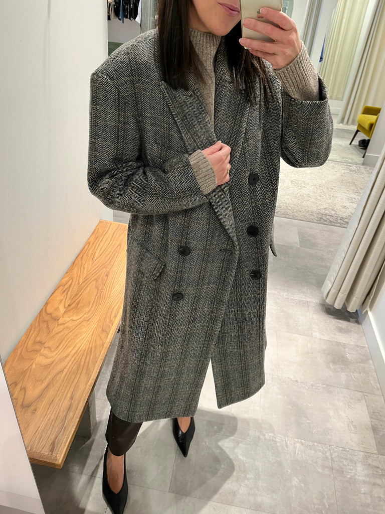 Lojima Coat in Beige
