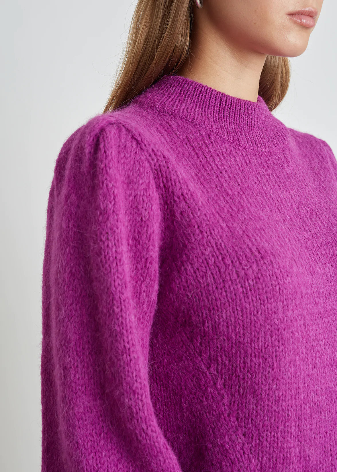 Magenta sales cashmere sweater