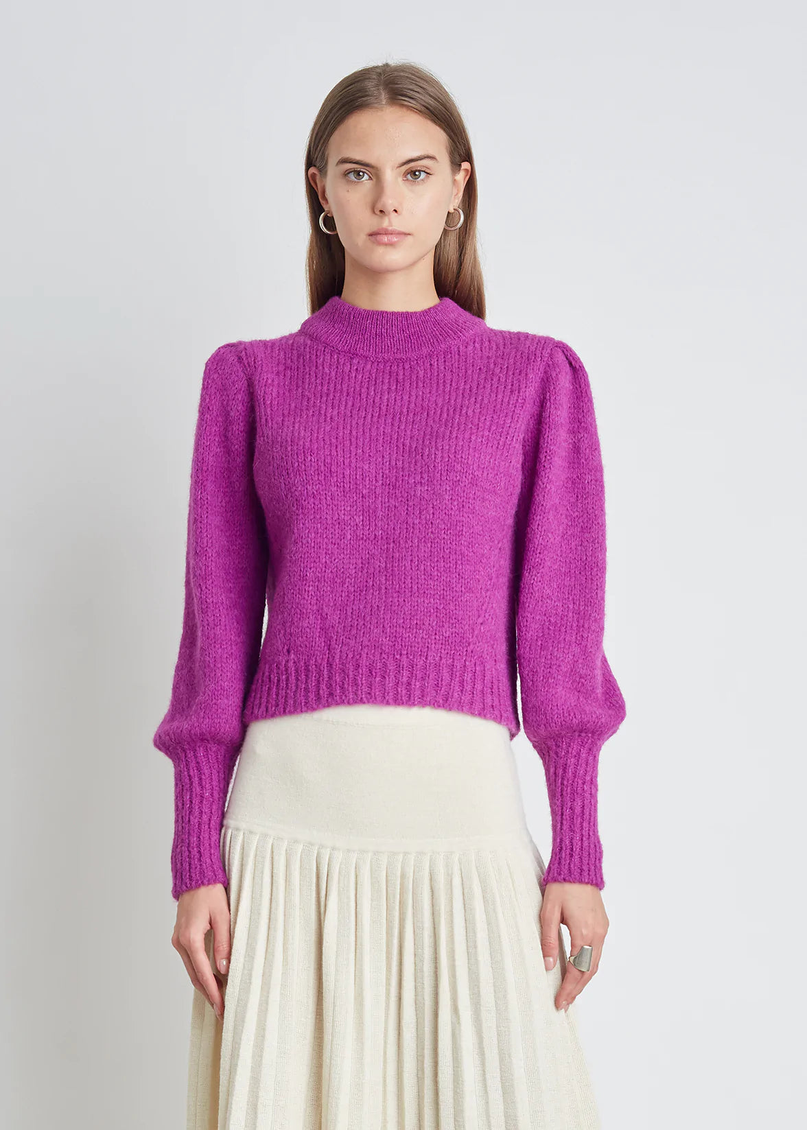 Magenta turtleneck hotsell sweater