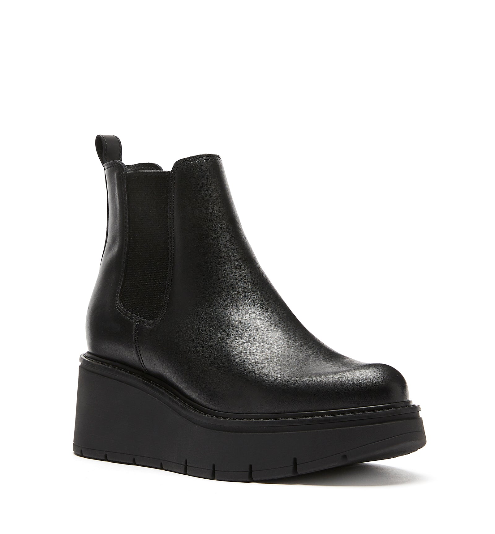 Grant Leather Boot in Black