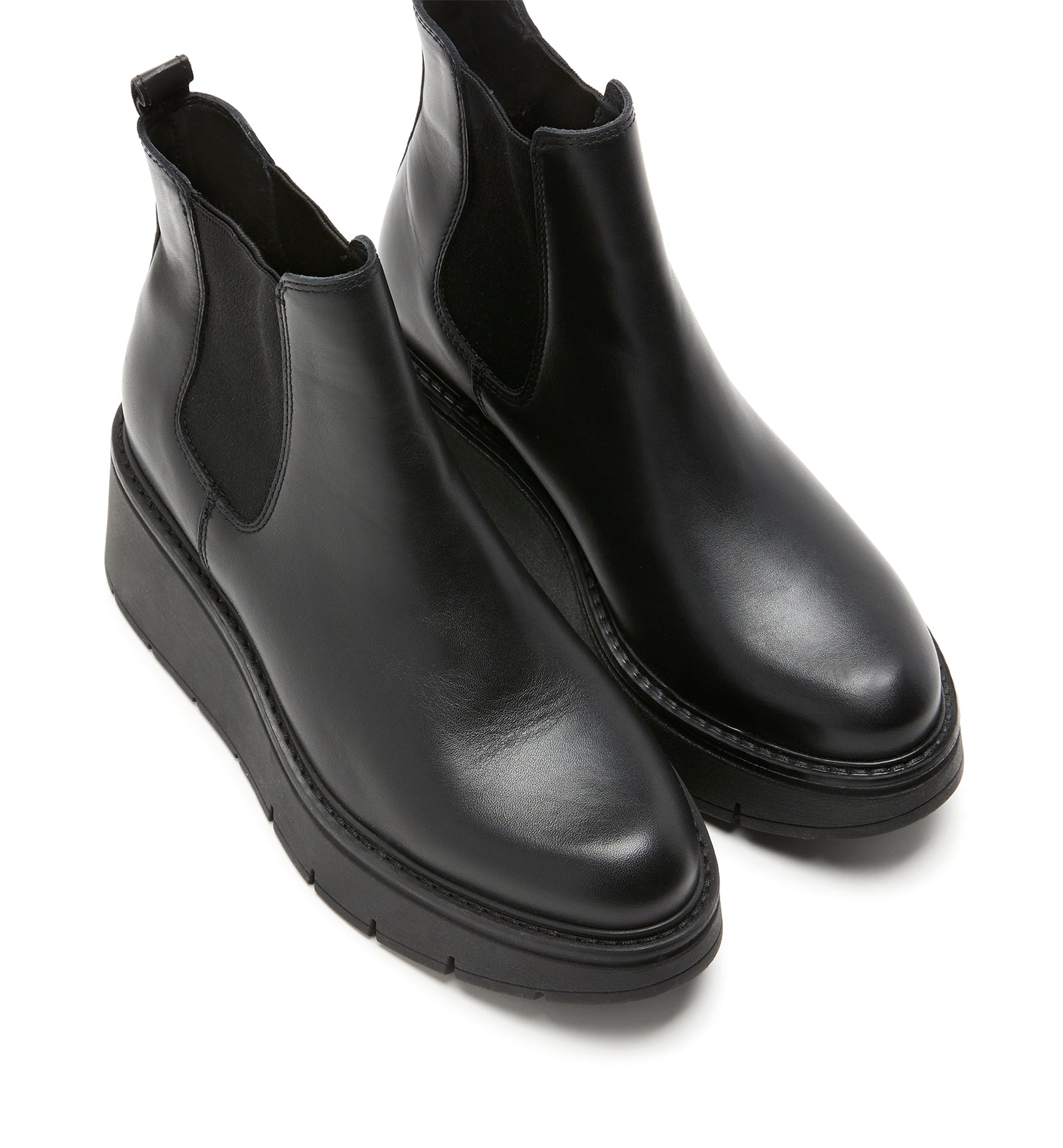 Grant Leather Boot in Black