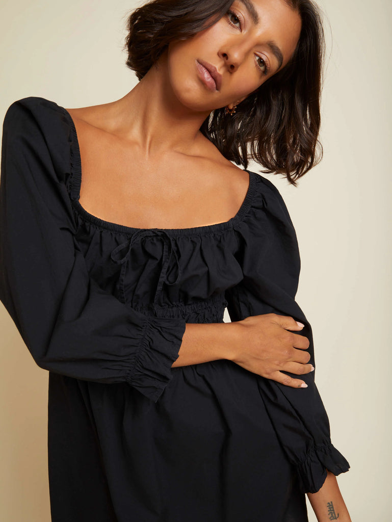Marisol Dress in Jet Black
