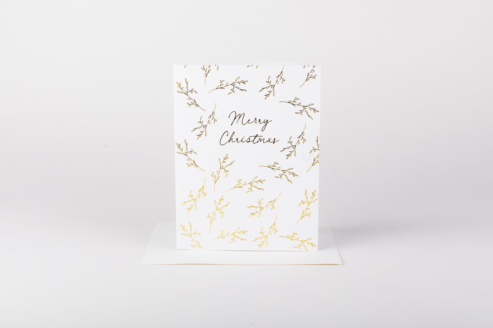 Holiday Card - Merry Christmas Branches