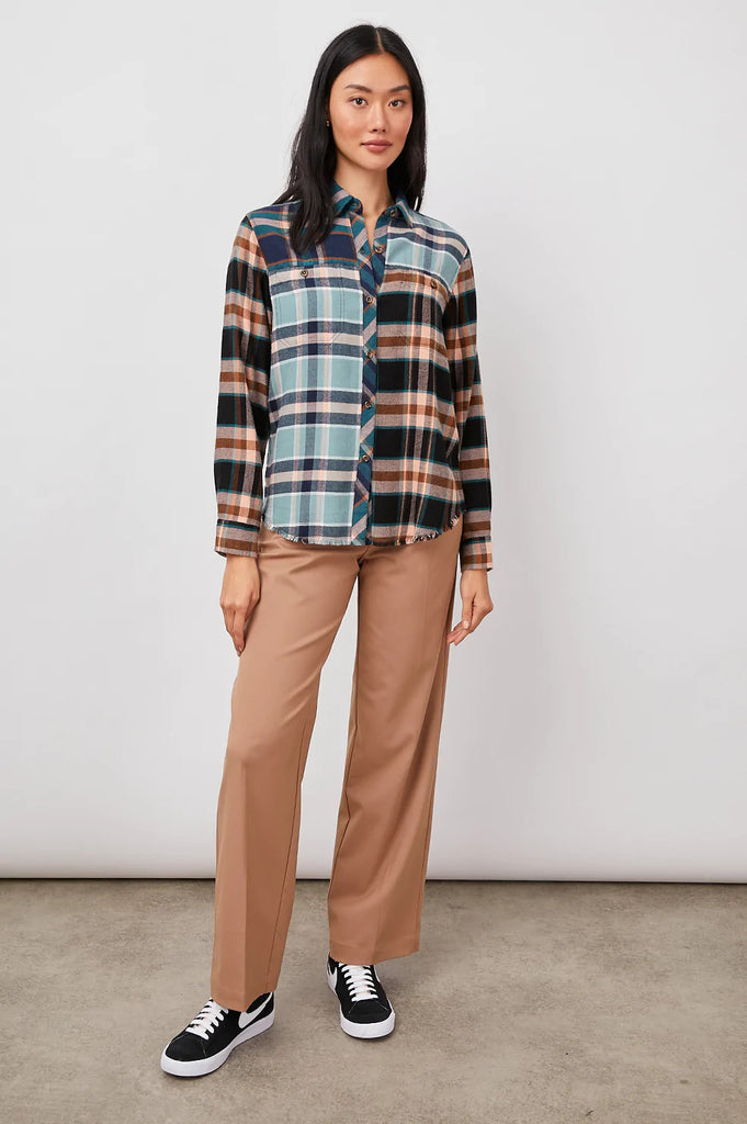 Brando Shirt in Heathrow Mixed Plaid