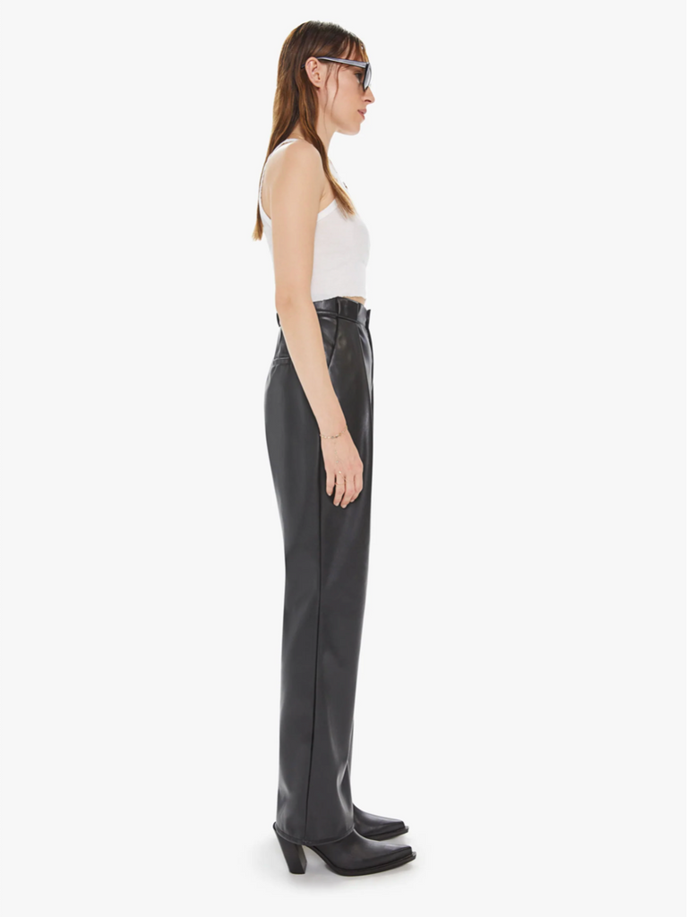 The High Waisted Tunnel Vision Pleated Prep in Black