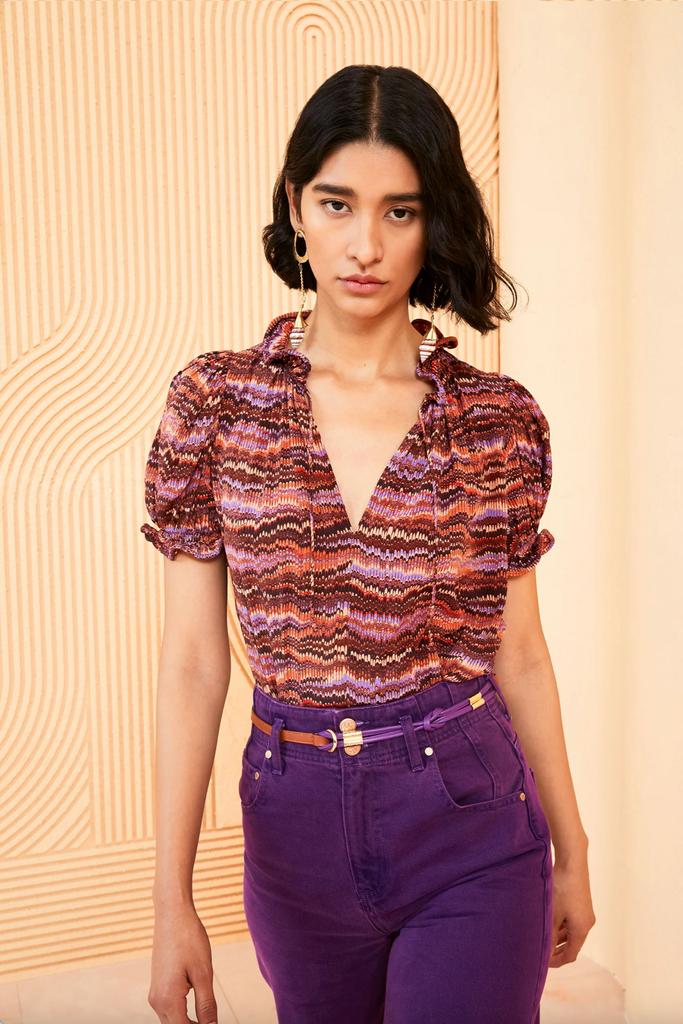 Corine Top in Purple Sapphire