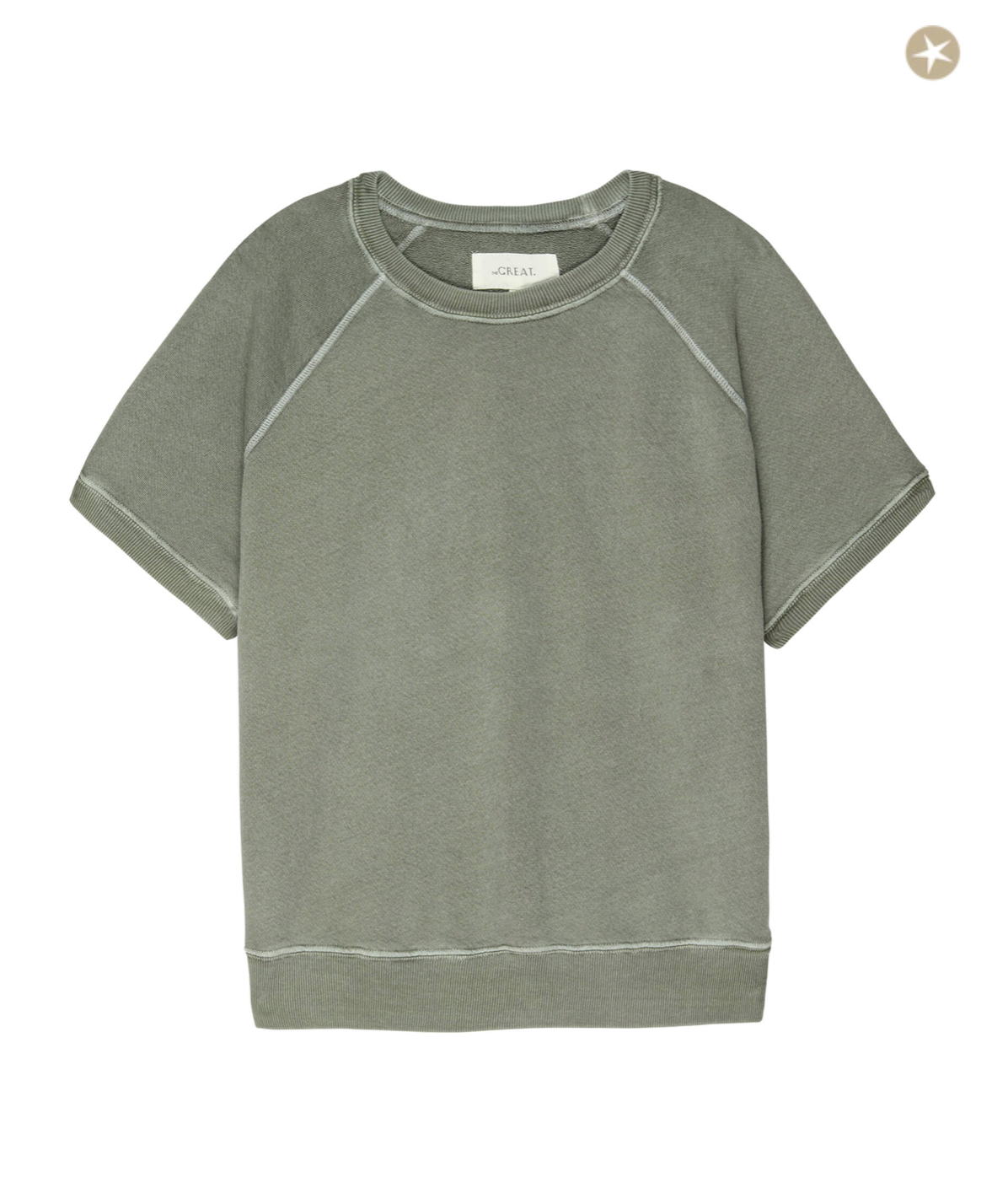 The Short Sleeve Sweatshirt. Sweetgrass