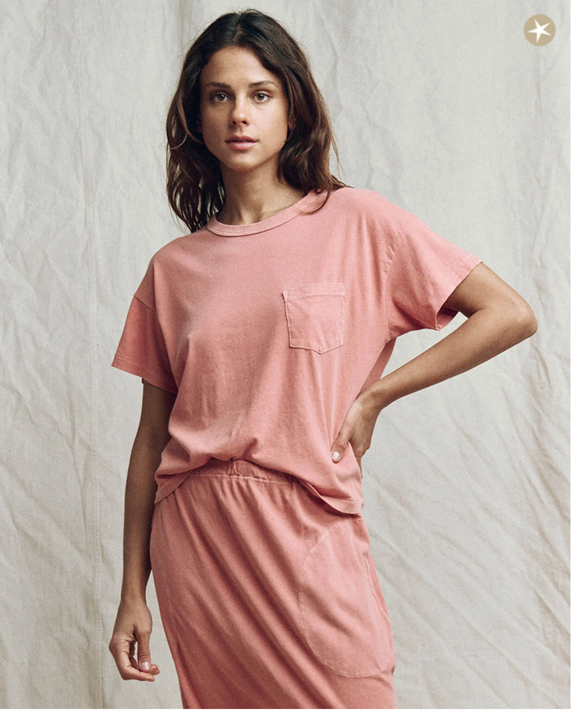 The Pocket Tee. Rose