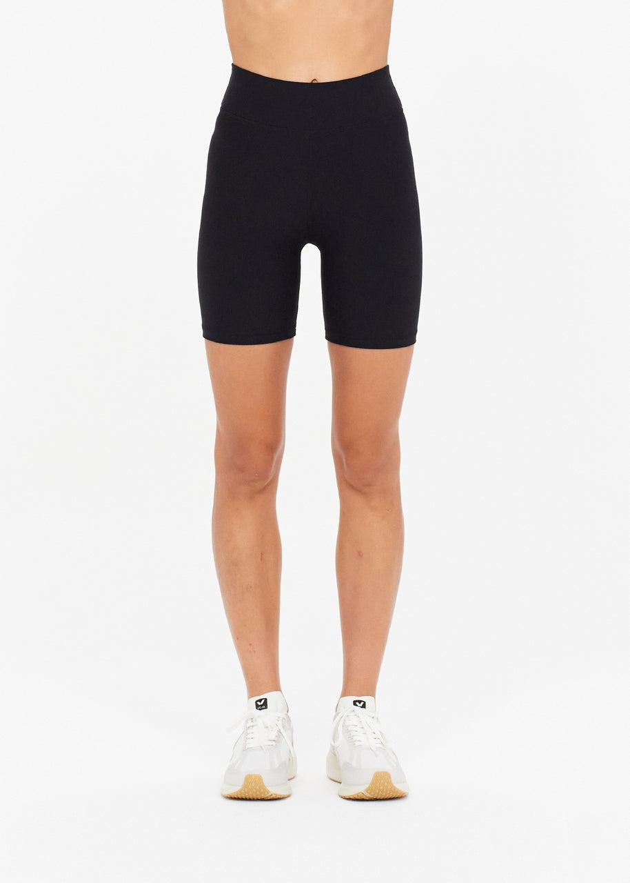 Peached Spin Short in Black