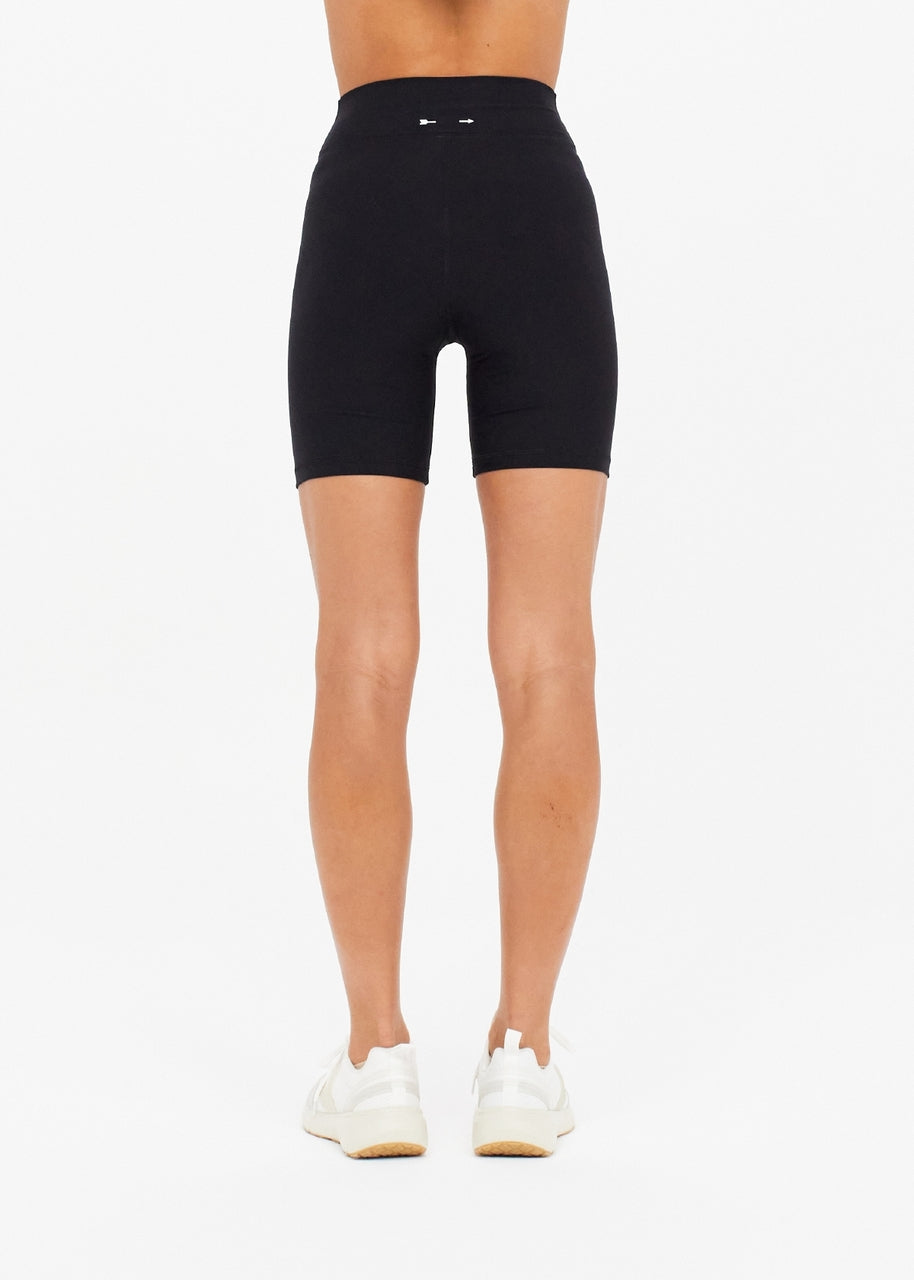 Peached Spin Short in Black