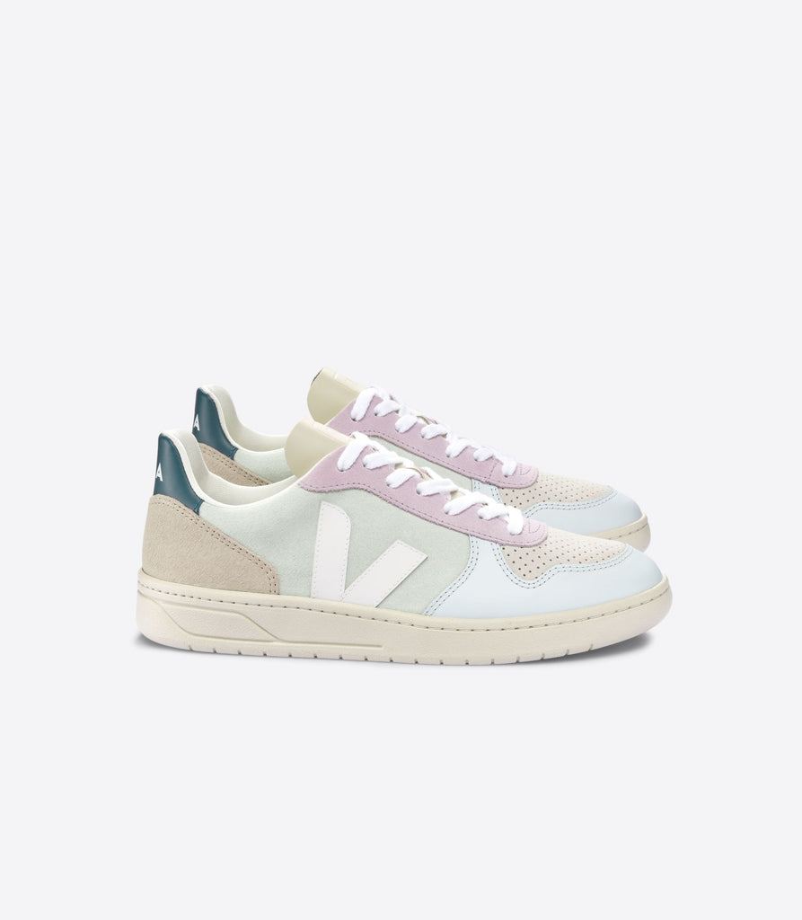 V-10 Suede Jade White Multico