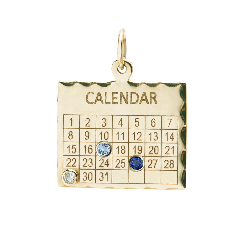 Multiple Date 1960s Calendar Charm