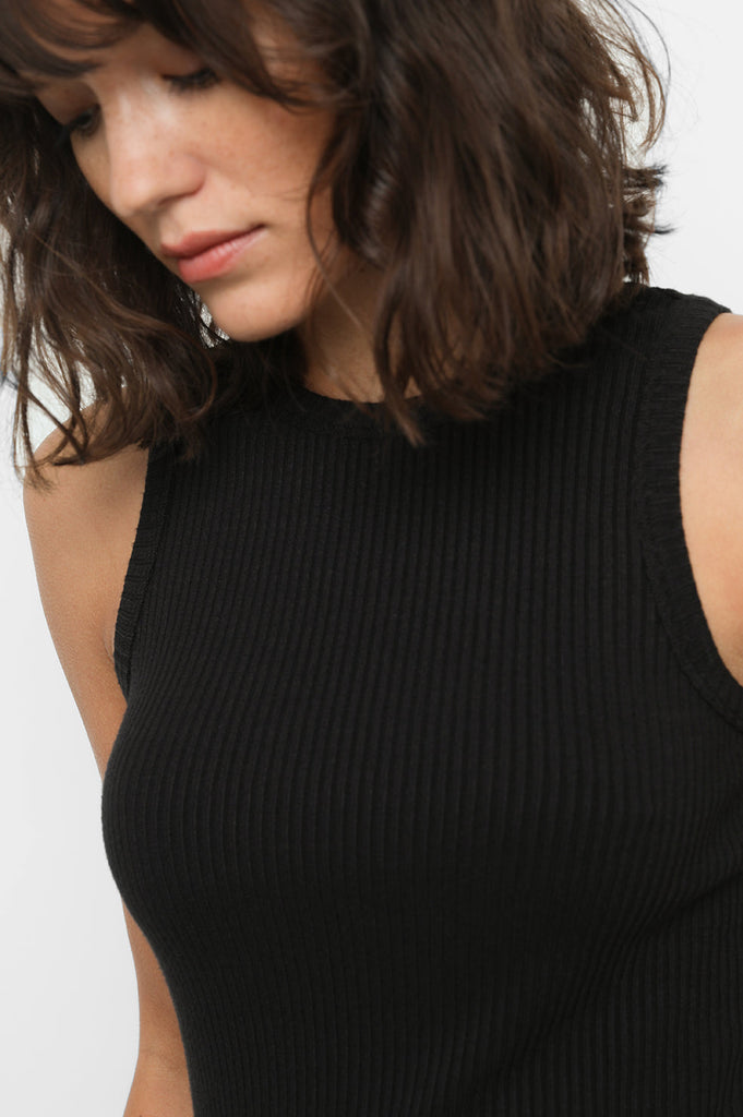 The Racer Tank in Black