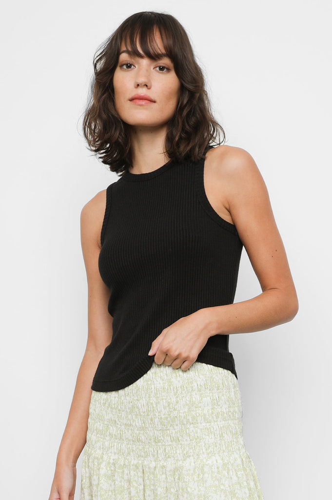 The Racer Tank in Black