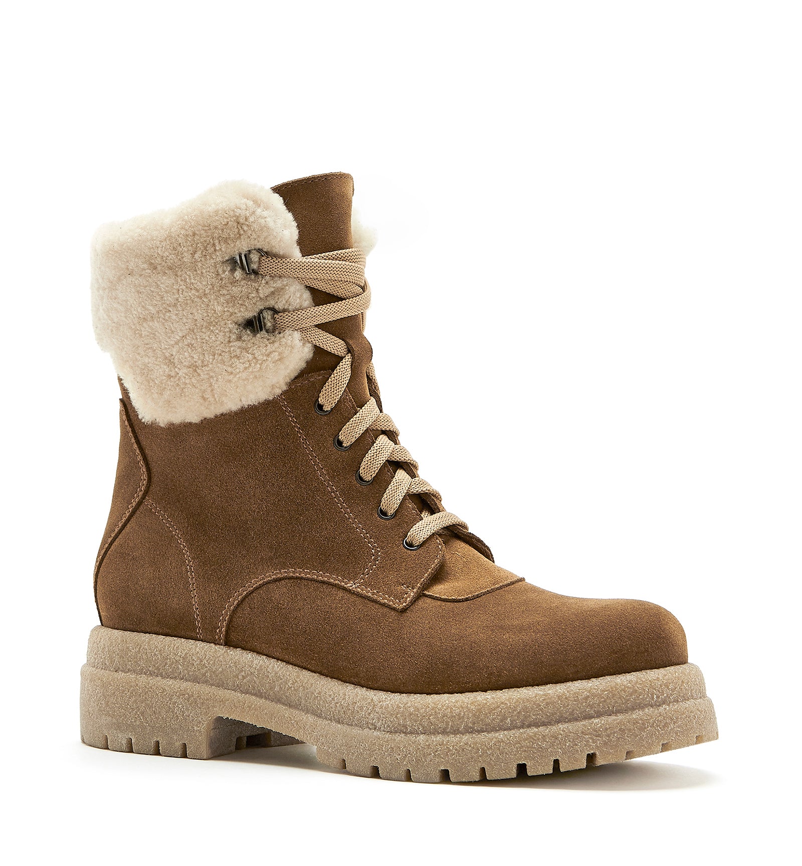 Victor Suede Boot in Walnut